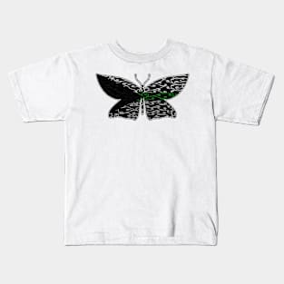 Swirls and Silk - Demiromantic Flag Kids T-Shirt